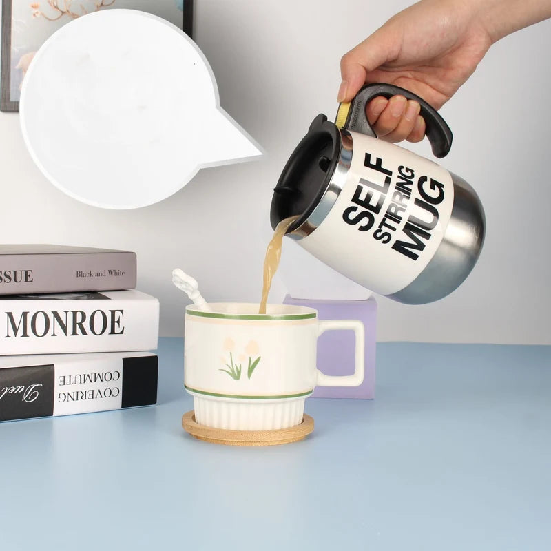Automatic Self-Stirring Coffee Mug